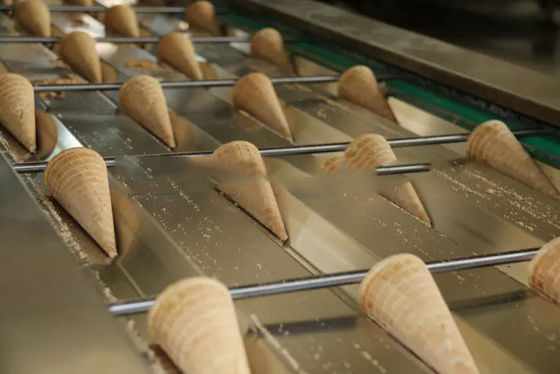 Lini Produksi Kerucut Wafer Pabrik Makanan pemasok